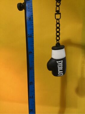 NWOT - Handmade Keychain - Black/White "Everlast Boxing Glove!"